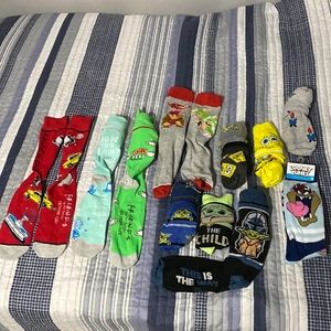Bunch of Crazy Socks! All in New Condition.
